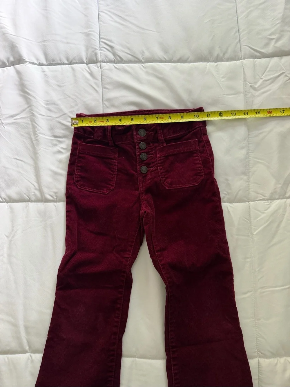 GAP Vintage Burgundy Corduroy Kids Pants | Button
